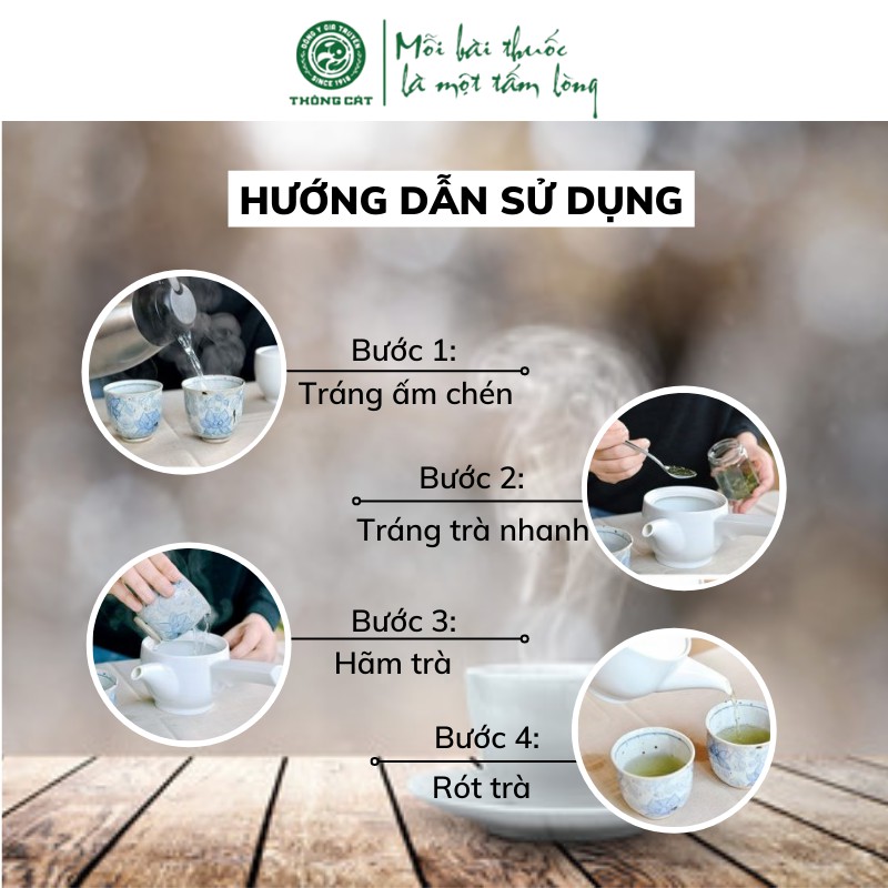 Chè shan tuyết cổ thụ Tà Xùa_Trà thảo mộc núi rừng ngừa mỡ máu, tăng cường sức khỏe Đông y gia truyền Thông Cát 1918