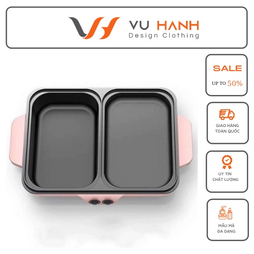 NỒI LẨU NƯỚNG ĐA NĂNG CAO CẤP 2IN1 | Shop Vũ Hạnh