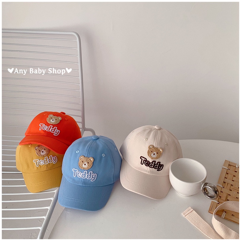 Mũ nón hình gấu Teddy siêu cute 6 màu đáng yêu cho bé trai bé gái ❣❣