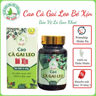 Cao Rể Cà Gai Leo Bé Xịn dạng cô đặc Hộp 100gr OCOP 3 sao Bảo Vệ Lá Gan của bạn