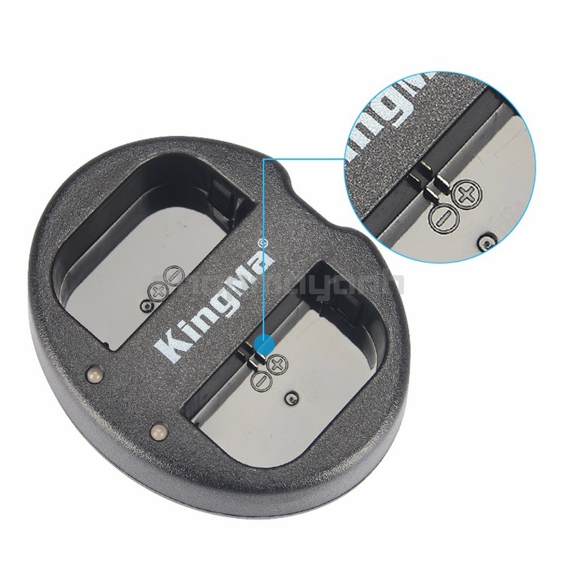 Sạc đôi LP-E6 cho CANON 80D, 70D, 60D, 6D, 7D, 5DII, 5DIII… hãng KingMa