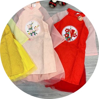 🌈 áo dài cách tân xinh xắn cho bé gái đi chơi tết 🧧