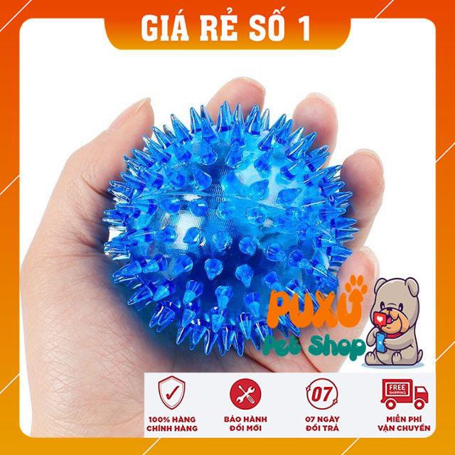 ĐỒ CHƠI CHO CHÓ CON 😍RẺ VÔ ĐỊCH😍 BÓNG GAI PHÁT SÁNG to 7.5cm giúp cho bé đỡ ngứa răng hạn chế cắn phá đồ đạc trong nhà