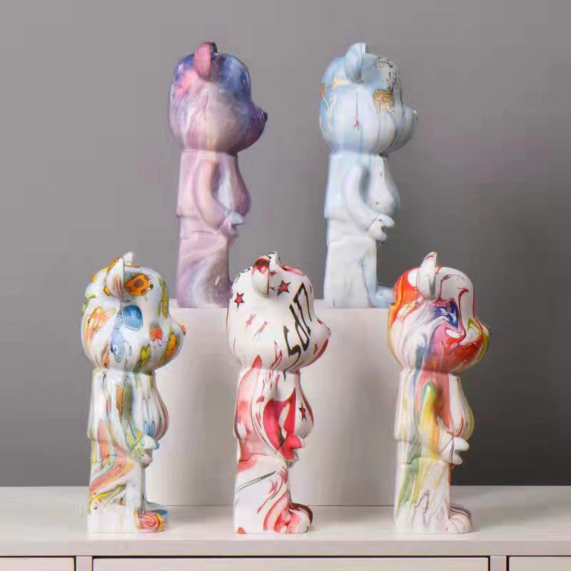 Ống Heo Tiết Kiệm Tiền Hình Gấu Violent Cỡ Nhỏ Sang Trọng Không Có Sẵn Trang Trí Phòng Khách