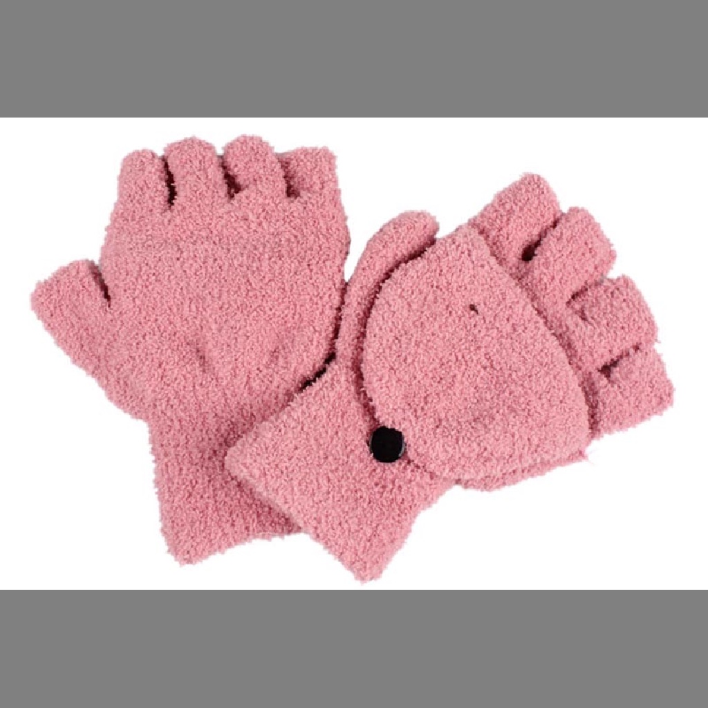 Găng Tay Hở Ngón Giữ Ấm Mùa Đông Thời Trang Cho Nữ