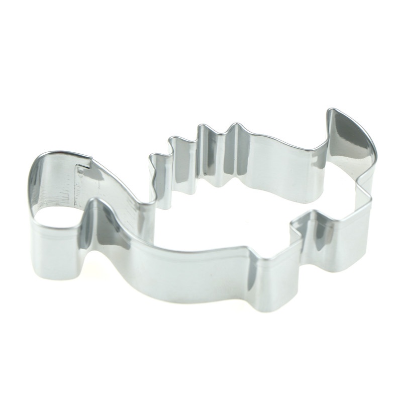 Breezegently Dinosaur Stainless Steel Cookie Cutters Biscuit Press Kitchen Baking Tools NOVEL