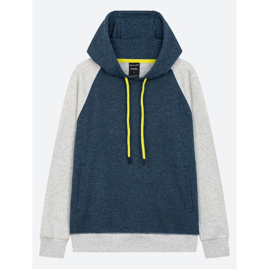 Áo nỉ hoodie nữ ONOFF dệt French Terry giữ ấm tốt - H16TH18001