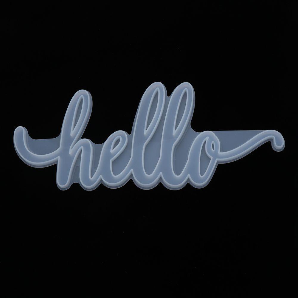 Khuôn Nhựa Làm Trang Sức Hình Chữ Hello