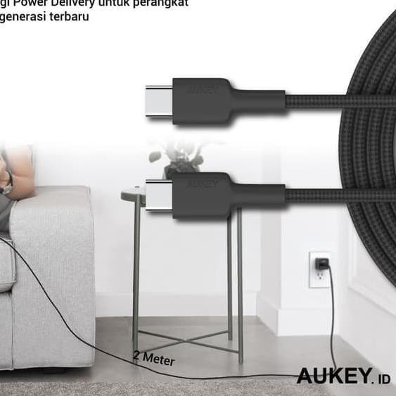 Dây Cáp Sạc Aukey Cb-Cd19 Usb Type C Sang Type C