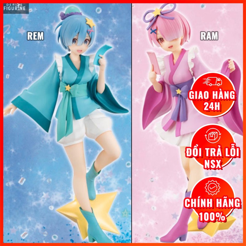 Mô Hình Figure Chính Hãng Anime Re:Zero, Rem, Super Special Series, in Milky Way, FuRyu, Nhật Bản