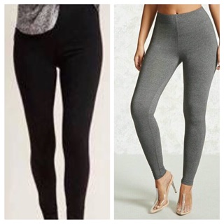 Quần Legging xám và đen