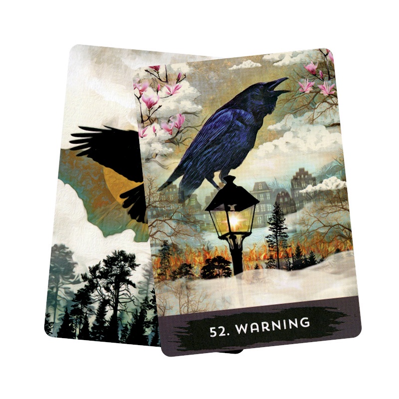 Bộ Bài Urban Crow Oracle (Mystic House Tarot Shop) - Bài Gốc Authentic Chính Hãng 100%