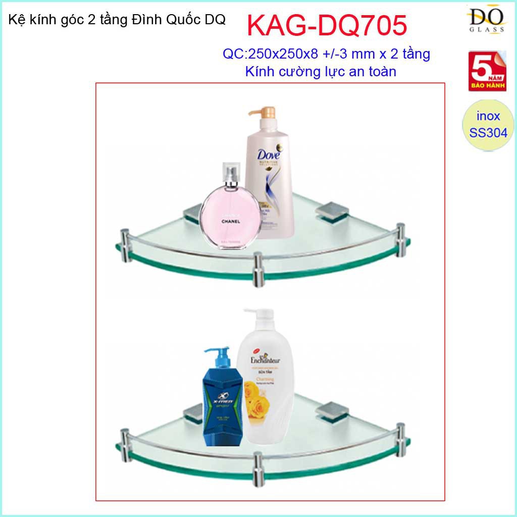 Kệ kiếng phòng tắm, kệ kính Đình Quốc KAG-DQ705