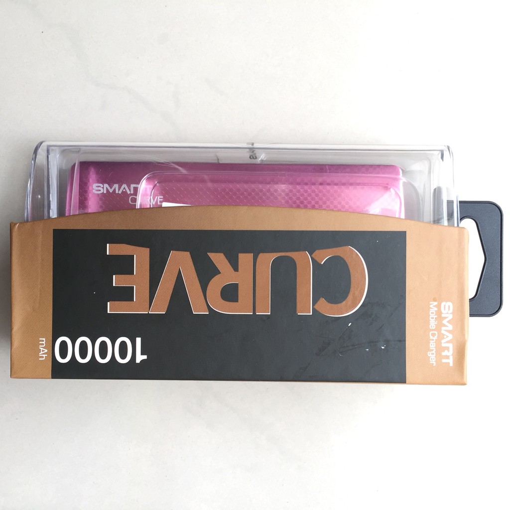 [Mã ELFLASH5 giảm 20K đơn 50K] Pin sạc dự phòng 10000mAh-Pin sạc dự phòng 10000mAh Smart Curve chính hãng NWH phân phối