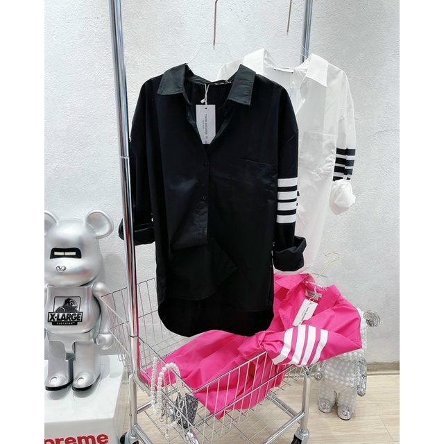 Áo sơ ki thom dáng dài