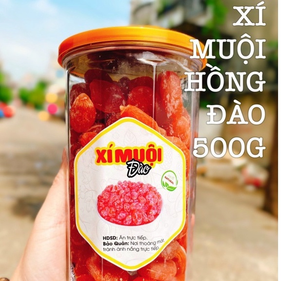 Xí muội hồng đào hũ 500gr