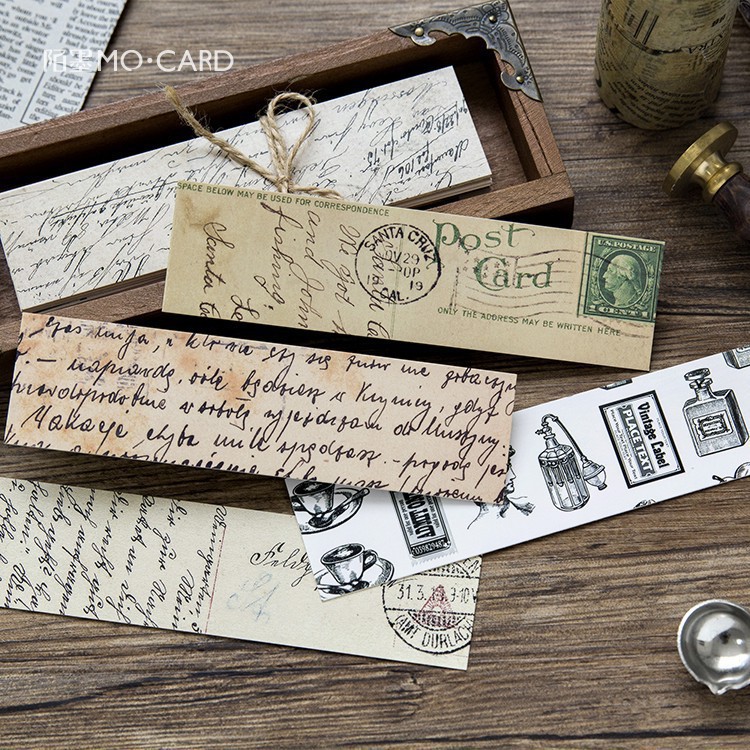 Bộ 30 bookmark đánh dấu trang retro