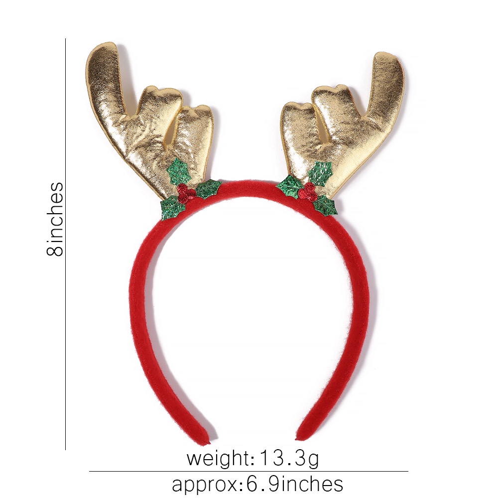 Cài tóc KIDSBOWS kiểu Giáng Sinh màu đỏ hình ông già Noel