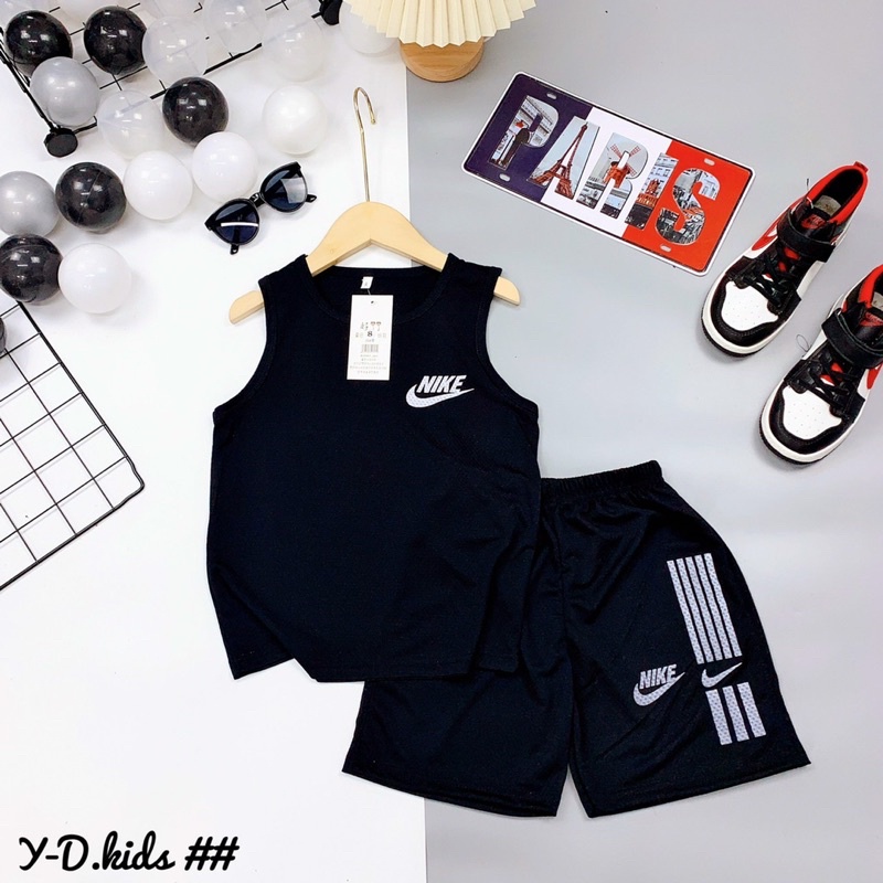 SIZE ĐẠI 18-29KG: bộ NK ba lỗ thông hơi thoáng mát cho bé trai - BN3LTH