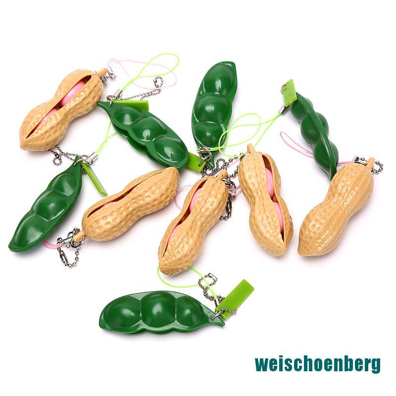 Mới Móc Khóa Hình Hạt Đậu Phộng Dễ Thương