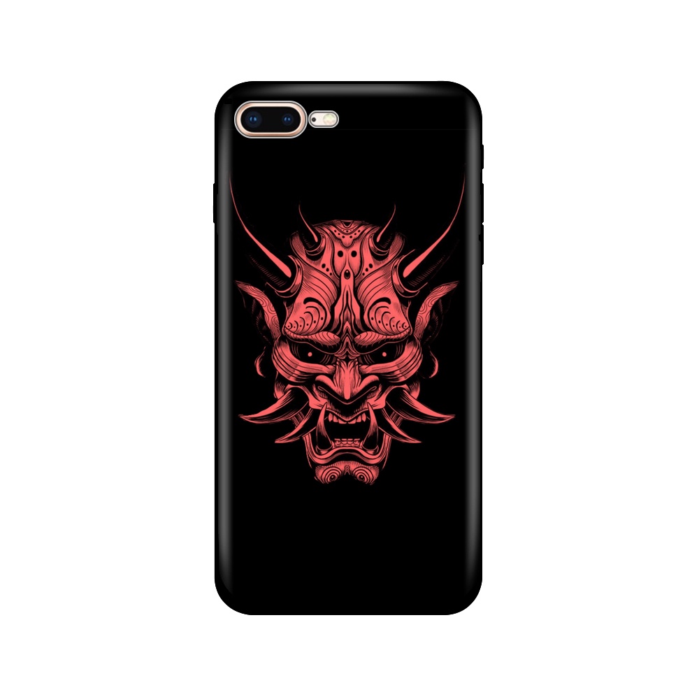Ốp Điện Thoại Tpu Dẻo Màu Đen In Hình Mặt Nạ Samurai Nhật Bản Cho Iphone 5s 5 S SE 2020 2016 6s 6 S 7 8 Plus