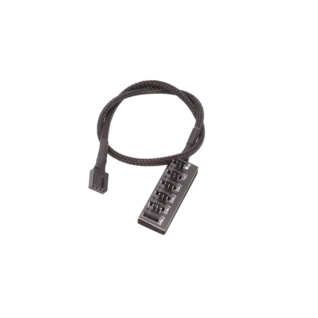 1x 40cm 1 Đến 5 4-Pin PWM Quạt Làm Mát CPU PC