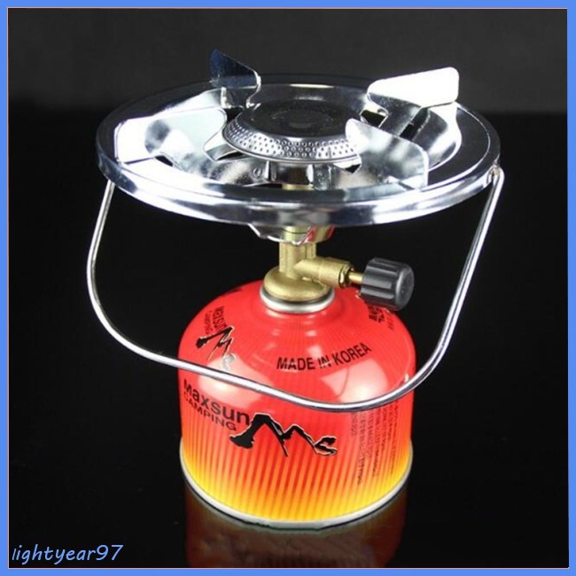 hiking portable gas stove camping Outdoor Stainless Steel Stove Head Portable Gas Cookers for Outdoor Picnic