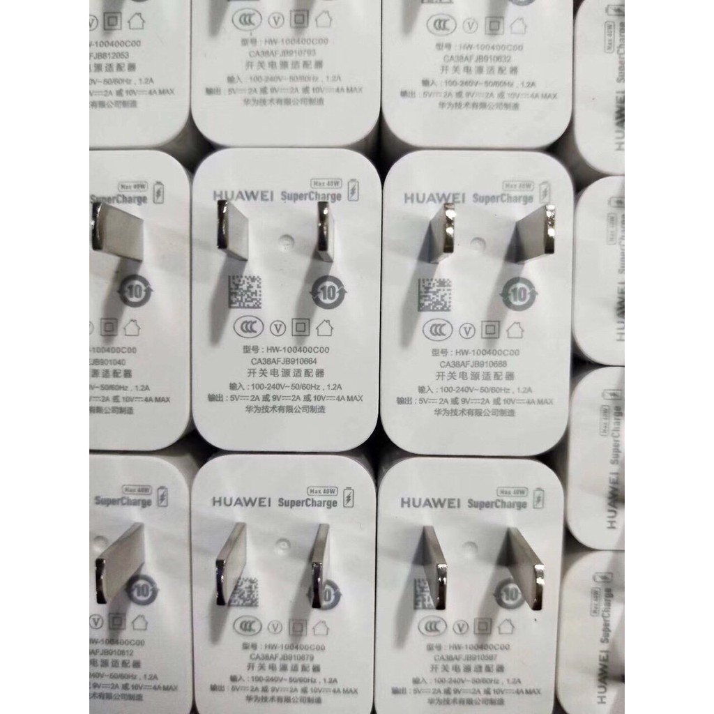 Sạc siêu nhanh Huawei Super Charger 40W 5A cáp Type C