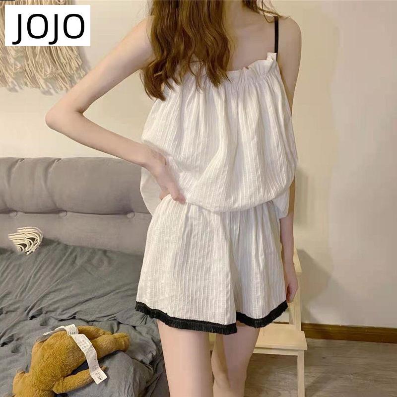 Bộ Đồ Ngủ Hai Mảnh Gồm Áo Và Quần Ngắn Mỏng Phong Cách Công Chúa Mới Dành Cho Nữ