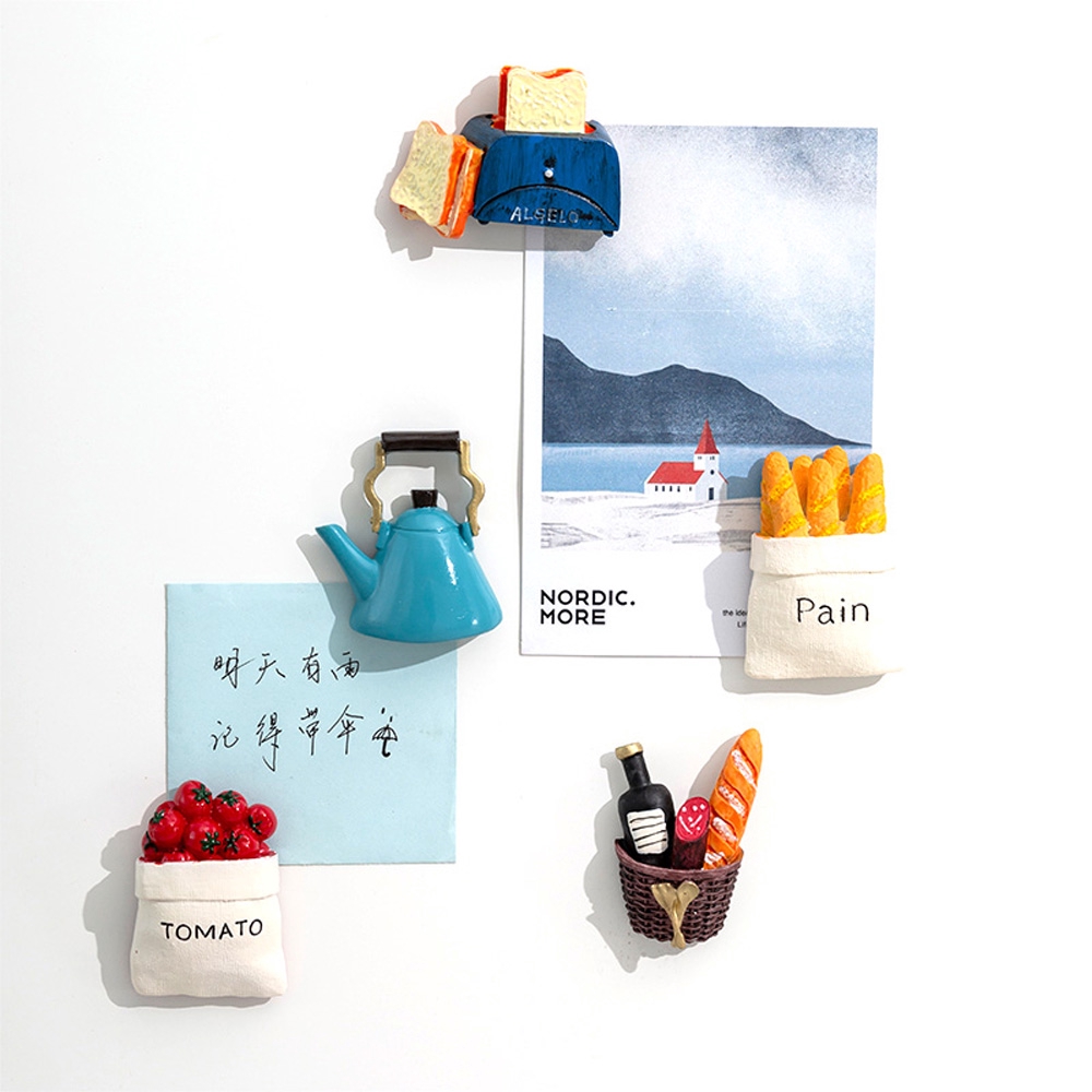 Nam châm gắn tủ lạnh thiết kế 3D đáng yêu