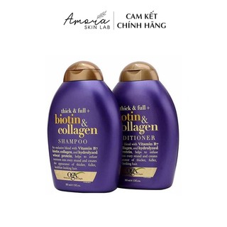 Cặp Gội Xả Biotin & Collagen - Amora Skinlab