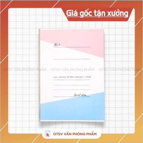 HẢI TIẾN Vở kẻ ngang 72 trang, 120 trang, giấy không bụi