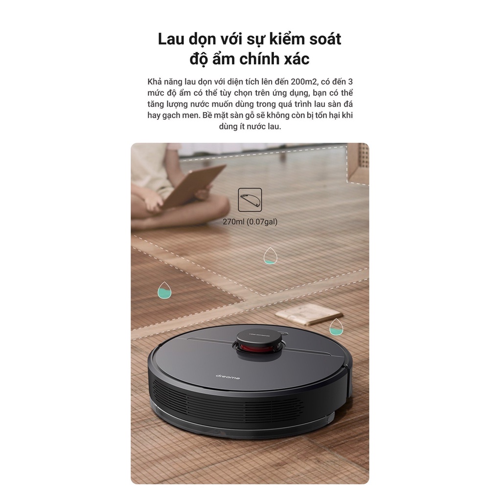 [Hỏa Tốc - HCM] Robot Hút Bụi Lau Nhà Xiaomi Dreame Bot D9 Pro | Hàng Chính Hãng | Bảo Hành 12 Tháng | Mimax Store