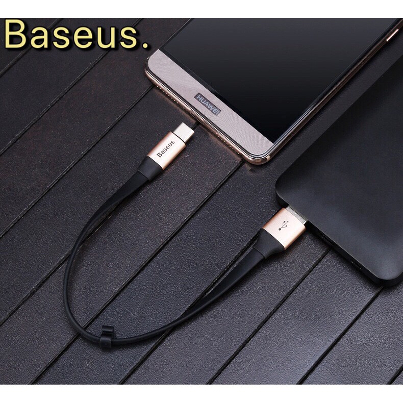 Dây cáp sạc Baseus truyền dữ liệu dành cho Lightning Portable 23cm (2A, Sạc nhanh, Siêu ngắn, Siêu bền)