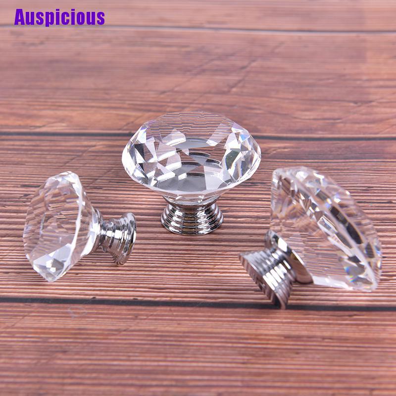 Tay Nắm Cửa Tủ Quần Áo Bằng Pha Lê Cứng