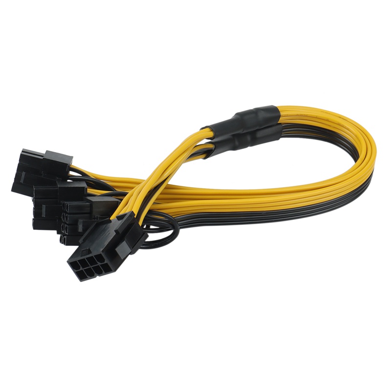 Cáp Chuyển Đổi Nguồn Từ ATX 12V CPU 8 Pin Sang 3X 8Pin (6+2) Pin PCI-E Male Thẻ