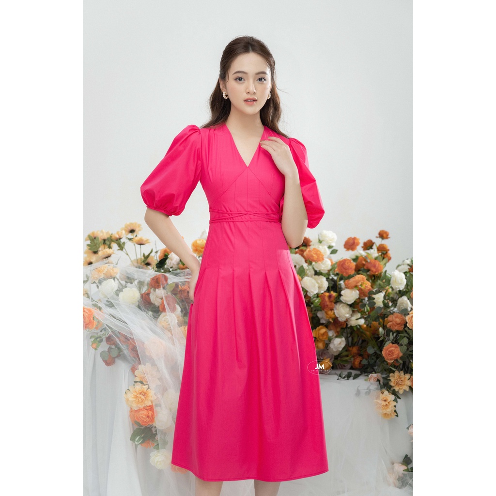 Đầm Dáng Dài JM Xếp Li Eo 1S03.2201S