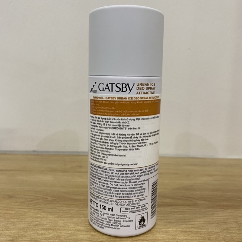 Xịt khử mùi cơ thể Gatsby Ice Deo mát lạnh mùi hương đa dạng lưu hương lâu dọn kho thanh lý giá shock | BigBuy360 - bigbuy360.vn