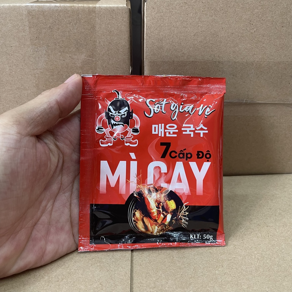Xốt Gia Vị Mì Cay 7 Cấp Độ 50g