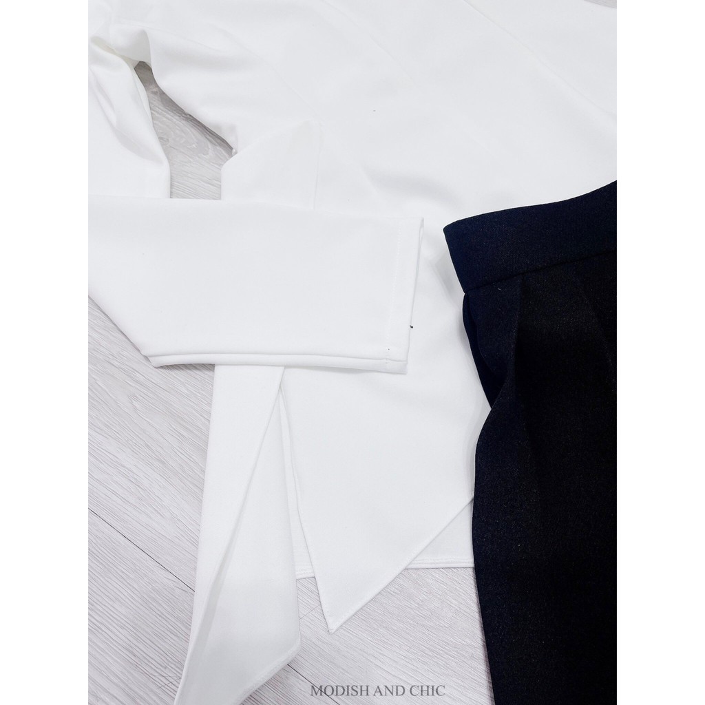 [GIÁ HỦY DIỆT] Set Áo trắng chân váy đen S057 - Mimo Shop phân phối chính thức ( kèm ảnh thật shop tự chụp)