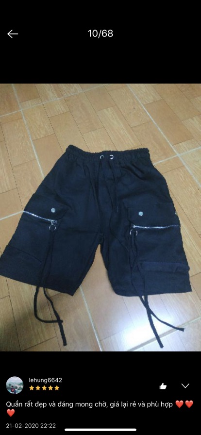 QUẦN SỌT TÚI HỘP HÌNH THẬT, QUẦN SHORT TÚI HỘP | BigBuy360 - bigbuy360.vn