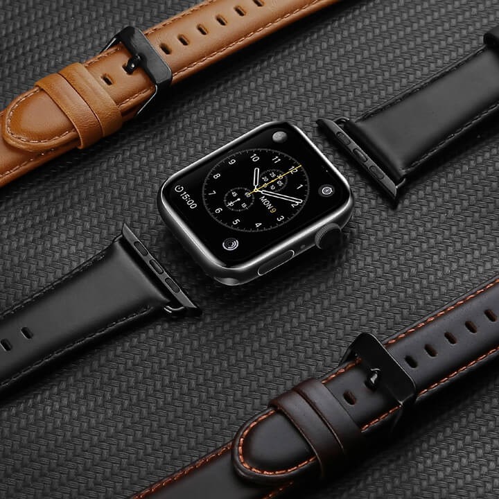 Dây da Apple Watch Series 5 4 3 Dux Ducis chính hãng