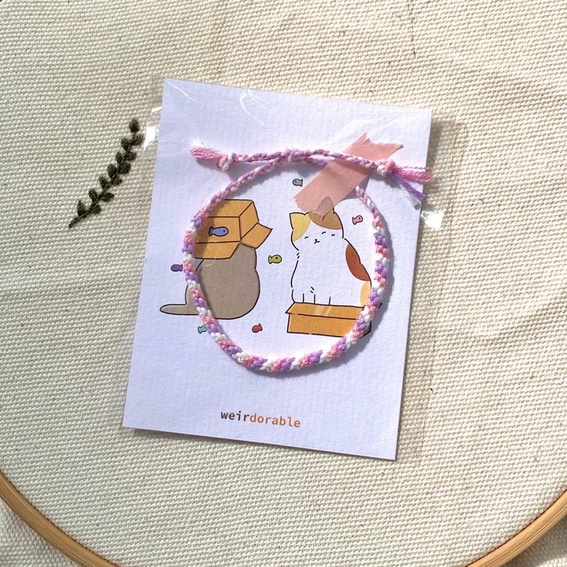 Vòng chỉ mảnh handmade