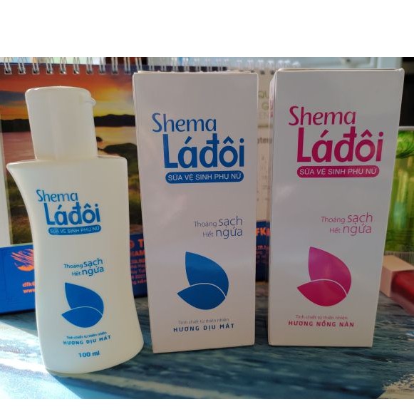 Dung Dịch Vệ Sinh Phụ Nữ Shema Lá Đôi 100ml