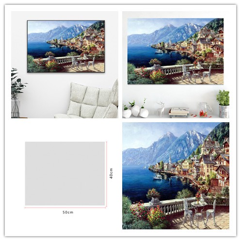 Diy digital oil painting collection, wall painting, home decoration cross stitch