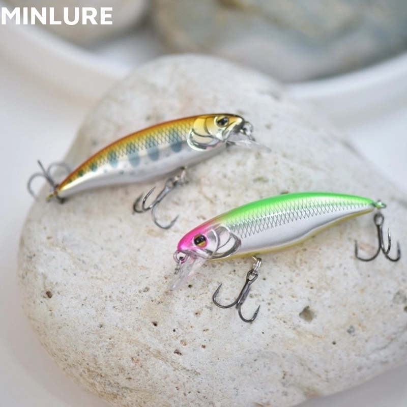 Mồi giả câu lure cá chày suối X52 52mm, 4.8gr mồi câu lure cá mương suối