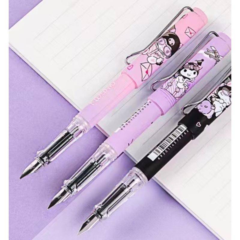 SANRIO Bút Mực Màu Xanh Dương Hình Động Vật Kuromi Dễ Thương Có Thể Xóa Được Cho Học Sinh/Văn Phòng