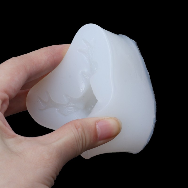 Khuôn Silicone Làm Trang Sức Hình Chú Nai 3d