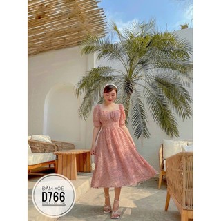 Bigsize Đầm xoè D766