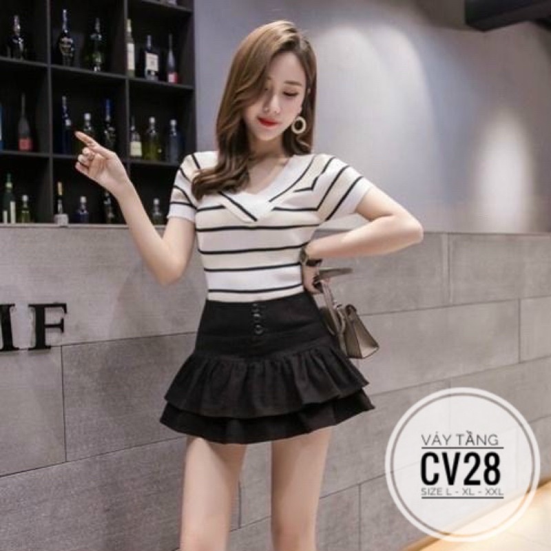 Bigsize Váy tầng CV28
